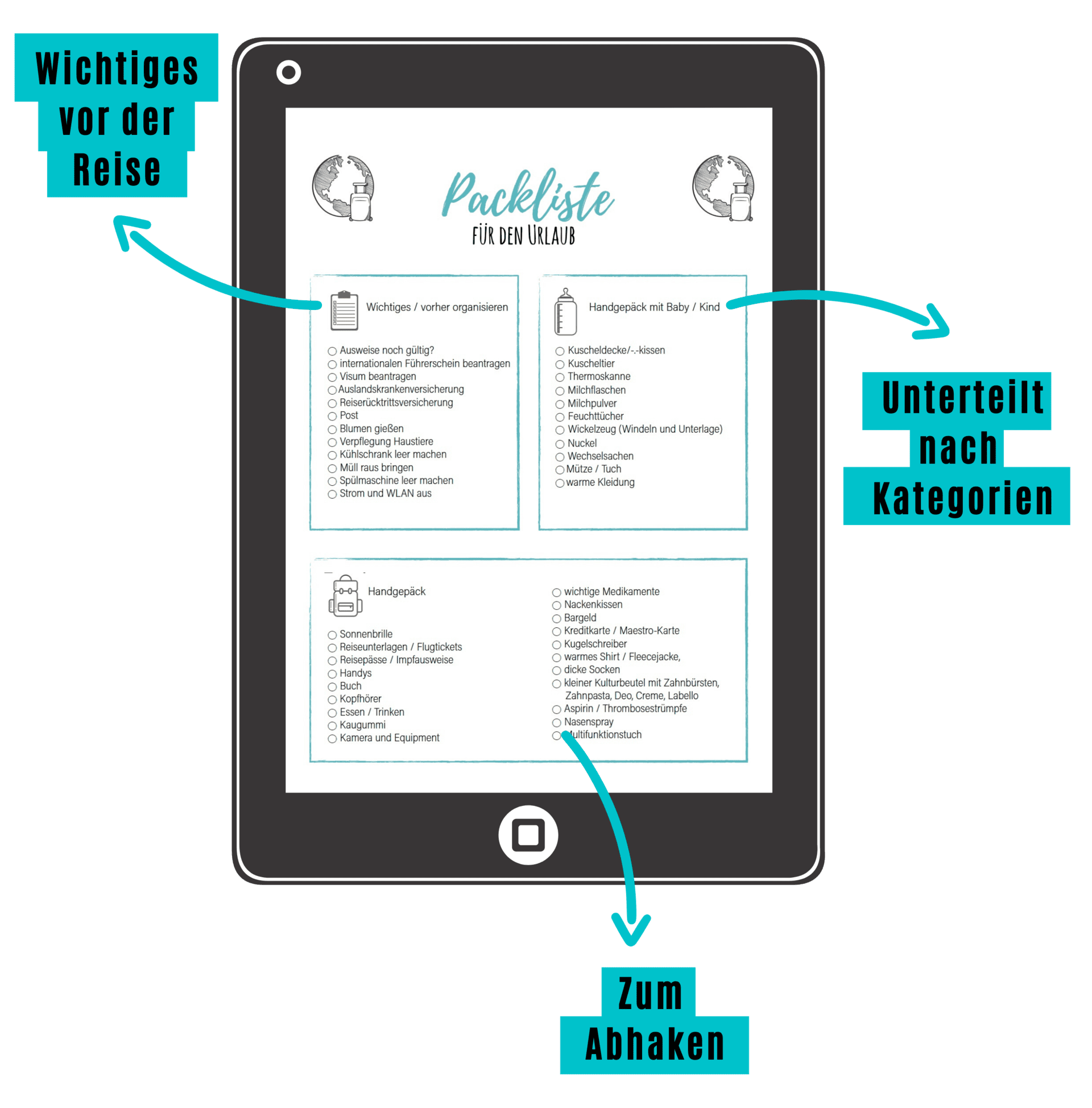 urlaubs-packliste checkliste download worldtrip family