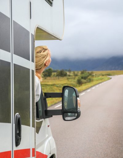 Blick aus dem Wohnmobil