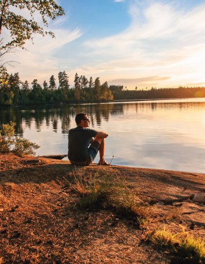 Abendstimmung Schweden See