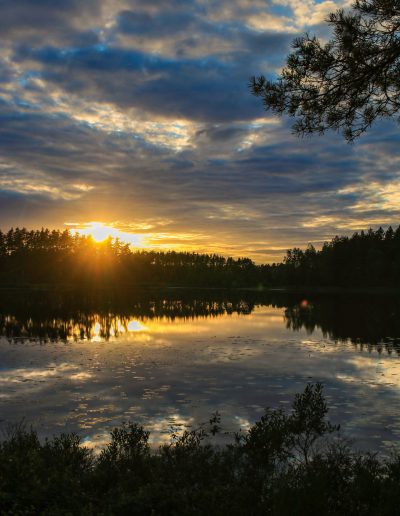 Sonnenuntergang Schweden