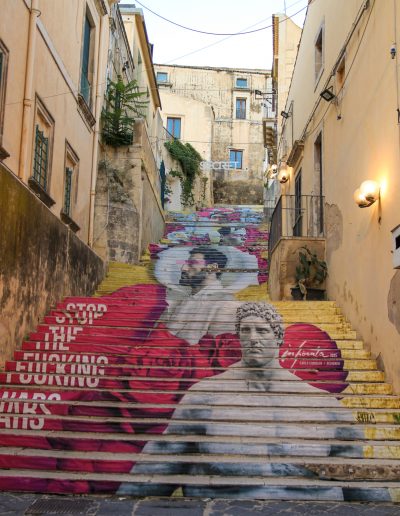 Treppenstufen in Noto